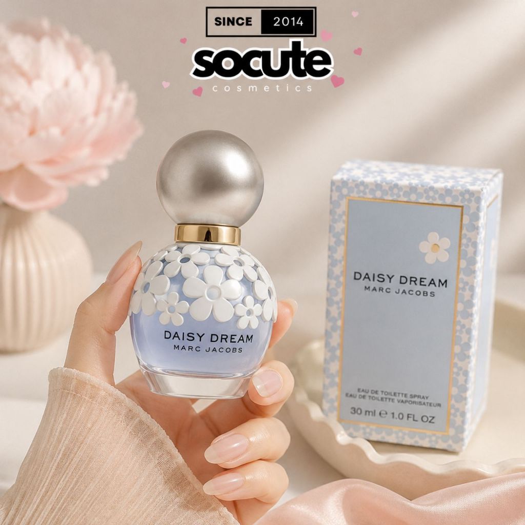 Nước Hoa Nữ Marc Jacobs Daisy Dream EDT 30ml Fullseal – Blackberry, Hoa Tử Đằng & Xạ Hương