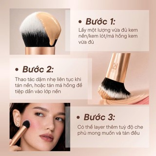 Cọ Đánh Nền Lỏng Má Hồng Kem RT Real Techniques Triangular Sloped Foundation Brush R105