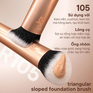 Cọ Đánh Nền Lỏng Má Hồng Kem RT Real Techniques Triangular Sloped Foundation Brush R105