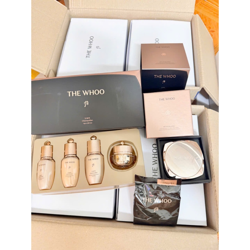 Phấn Nước Whoo Ultimate Cheonyuldan signature cushion foundation spf35/pa+ tặng kem sét mini 4sp