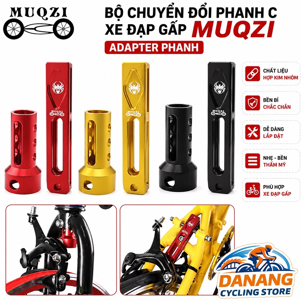 Bộ Chuyển Đổi Phanh C Xe Đạp Gấp MUQZI – Adapter Phanh