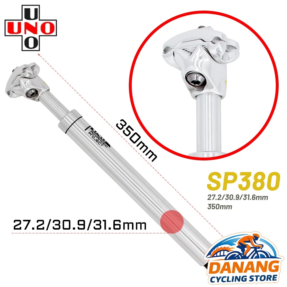 Cọc Yên Nhún Xe Đạp Nhôm UNO 31.6mm