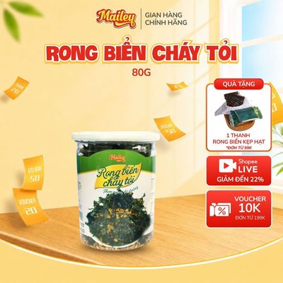 Rong biển cháy tỏi ăn liền, ăn vặt, trộn cơm thơm ngon giàu dinh dưỡng | Mailey