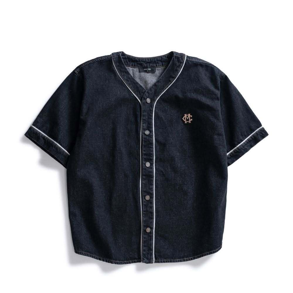 Áo sơ mi unisex MIKENCO Black Cartel Denim Shirt