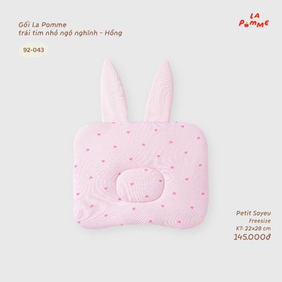 Gối La Pomme trái tim nhỏ ngộ nghĩnh - Sợi Petit Soyeu thoáng mát  - Bé gái - Freesize