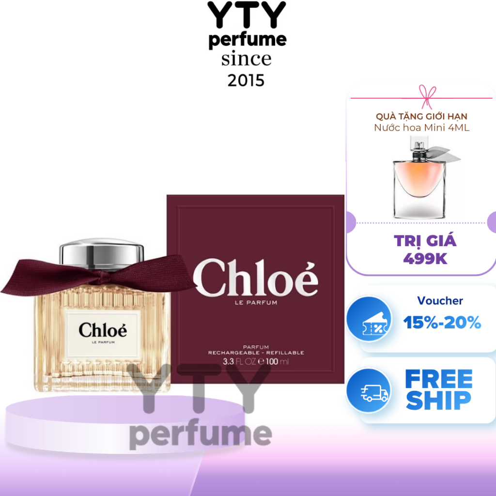 (Hỏa tốc HCM) Nước hoa nữ Chloe Le Parfum 100ml Auth FULL BOX