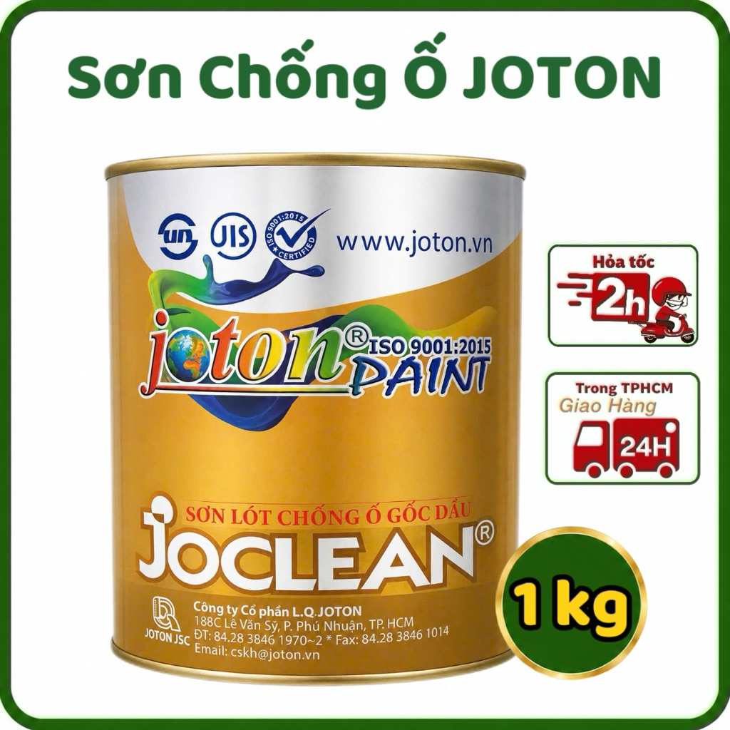 Sơn Chống Ố JOTON ( lon 1kg ) - ngăn ngừa vết ố loang lổ và chống thấm ngược