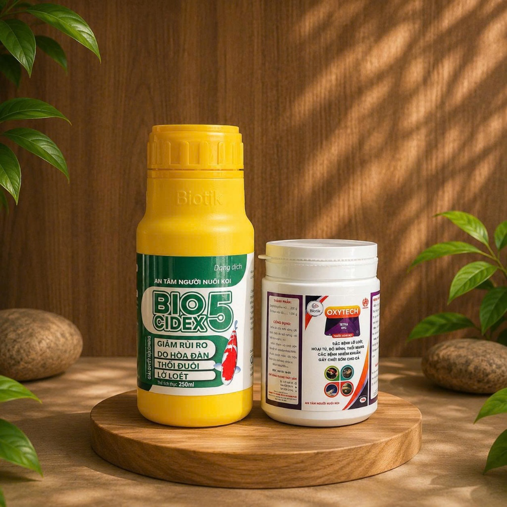 BIO CIDEX 5 & TETRA OTC – Bộ Đôi PHÒNG CHO KOI