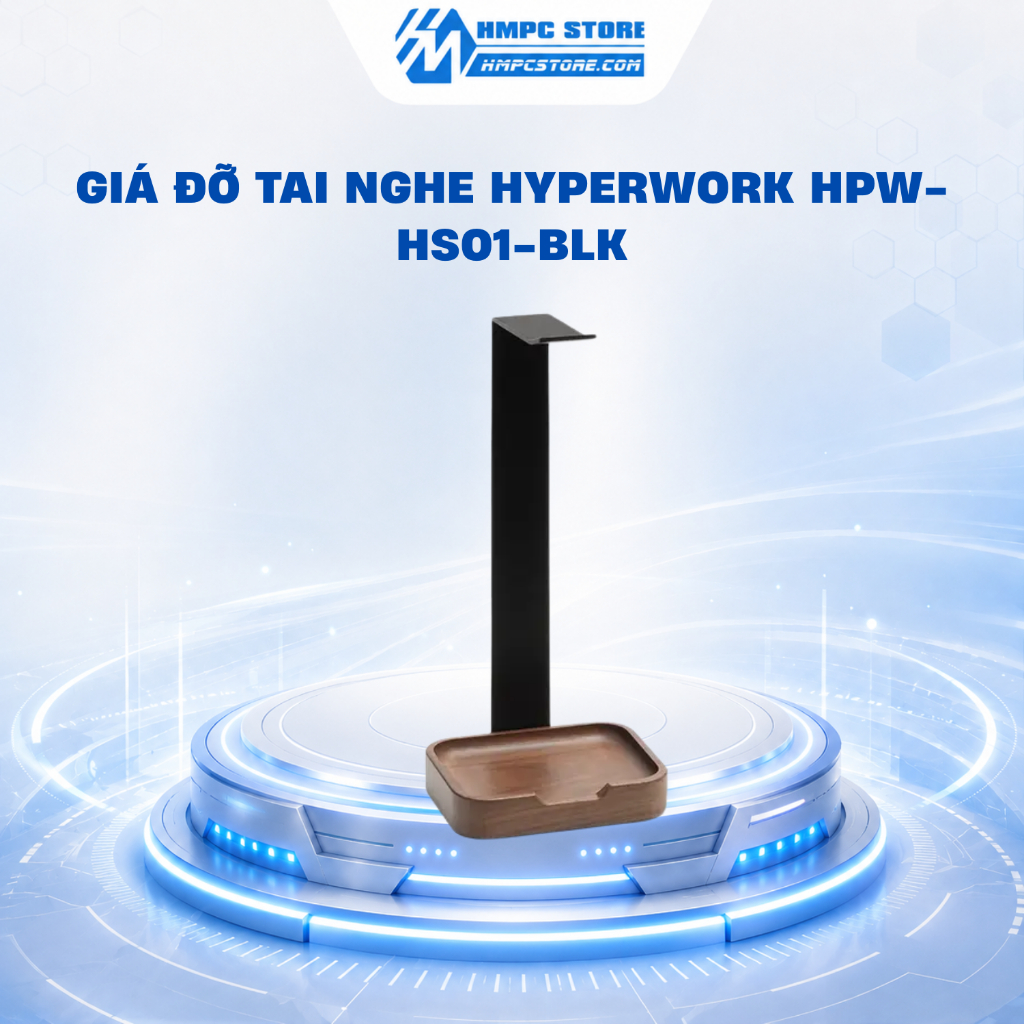 Giá đỡ tai nghe HyperWork HPW-HS01-BLK