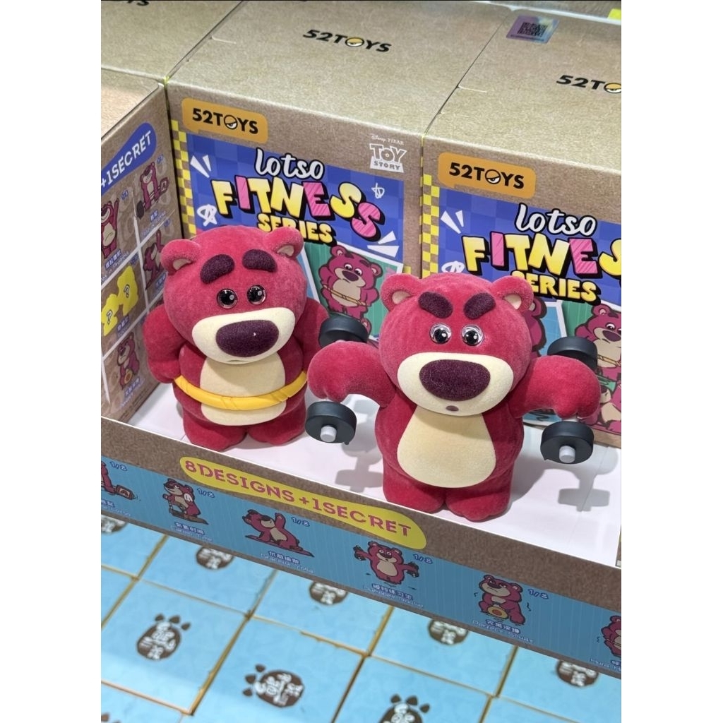 [Order-Check Card] 52Toys Lotso Fitness series Blindbox mô hình Hộp mù