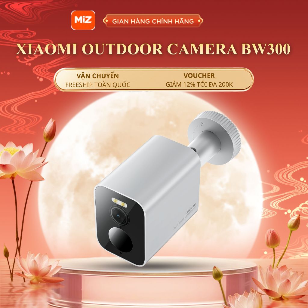 Camera IP Wifi Ngoài Trời Xiaomi BW300 2K, Theo dõi chuyển động, Phát hiện người lạ - Chính Hãng