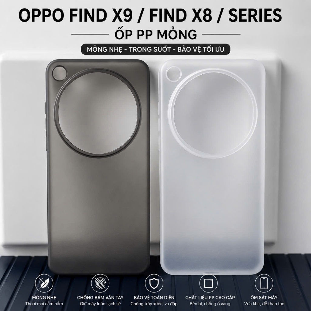 Ốp Lưng OPPO Find X8 ULTRA Find X8 Pro Find X8 Find X8S+, Find X9 ULTRA, Find X9, Find X9 PRO Find X