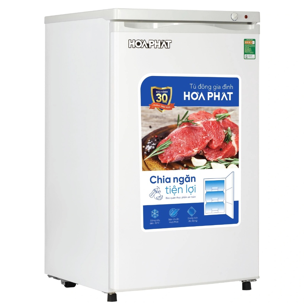 Tủ đông mini đứng Hòa Phát 106 lít HPF UAH6106