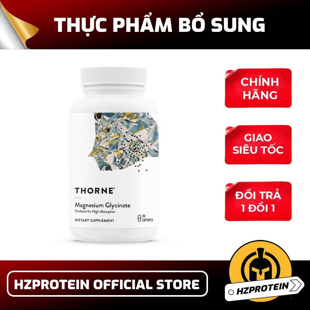 THORNE Magnesium Glycinate | Magie Glycinate | Thực Phẩm Bổ Sung