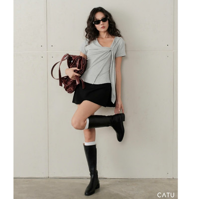 TUBYCATU Quần Váy Xẻ Tà Marina Skirt Tối Giản Dễ Phối