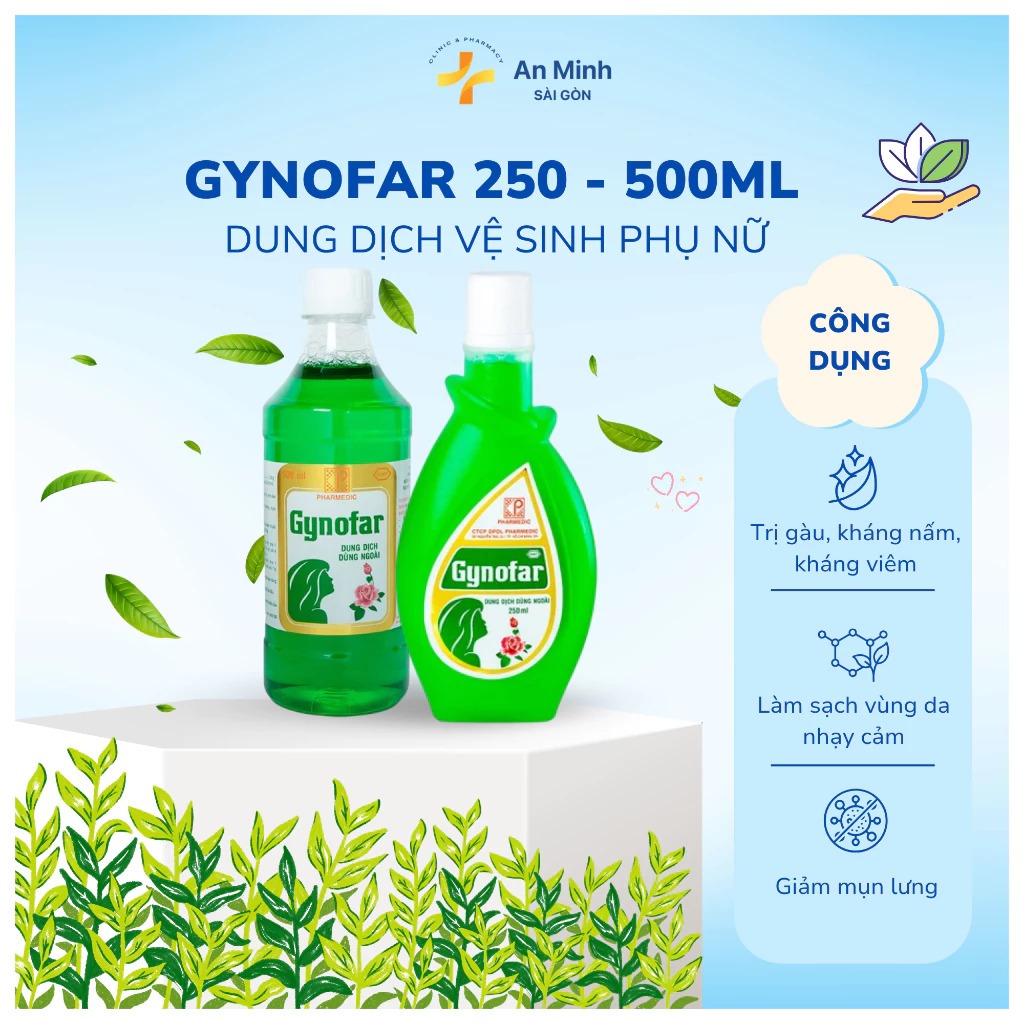 Dung dịch vệ sinh Gynofa ( 250ml - 500ml)