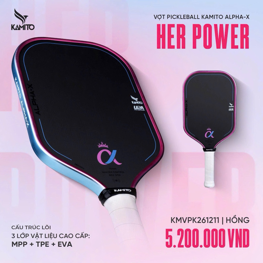 VỢT PICKLEBALL KAMITO ALPHA X