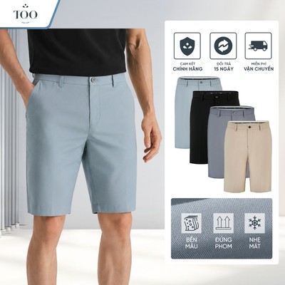 Quần Short Nam Kháng Nhăn Co Giãn Nhẹ Thoáng Mát Thấm Hút Mồ Hôi Mùa Hè  TQQ Q96S
