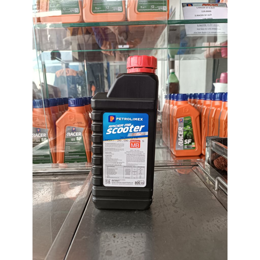[Chính Hãng] Dầu Nhớt Xe Tay Ga Petrolimex RACER MB Scooter 10W-40 (0.8L / 1L) - Nhớt Tay Ga Chạy Bố