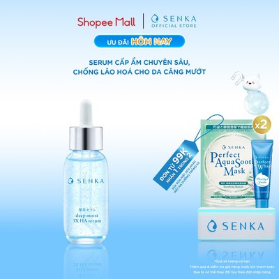 Serum dưỡng ẩm và chống lão hóa SENKA DEEP MOIST 3X HA SERUM 30ML