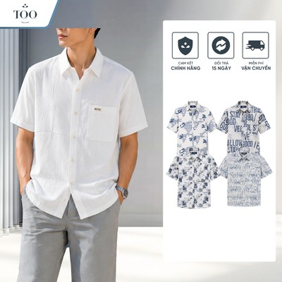 [NEW] Áo Sơ Mi Dáng Rộng Ngắn Tay Đi Biển Hive by TQQ H481CR Vải Cotton Mát Trẻ Trung