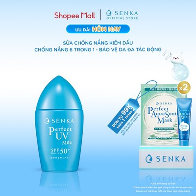 Kem chống nắng dạng sữa Senka Perfect UV Milk 40ml