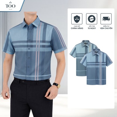 [NEW] Áo Sơ Mi Nam Công Sở Cao Cấp K694CB Thiết Kế Vạt Bằng Vải Mềm Mịn Trẻ Trung Đi Làm