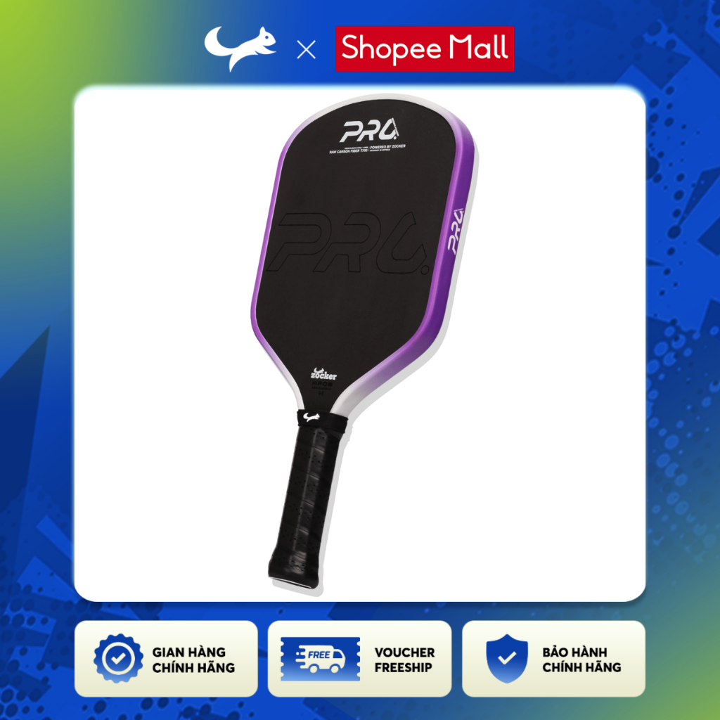 Vợt Pickleball Zocker HP06 Pro Series Power (Tặng băng chặn mồ hôi)