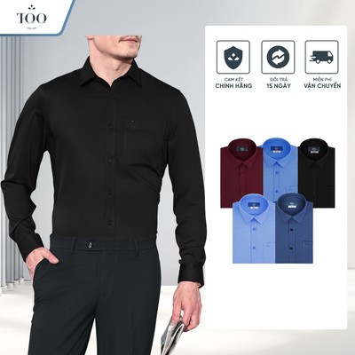 Áo Sơ Mi Nam Dài Tay TQQ M96CS / M103CS / M107CS - Áo Công Sở Dáng Ôm Nhẹ Vải Mịn Mát Kháng Nhăn