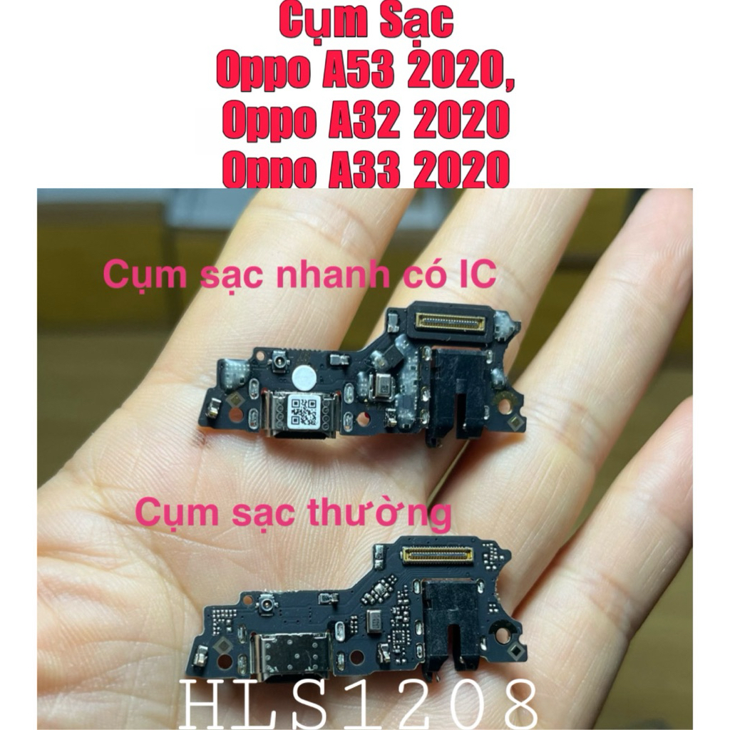 Cụm bo sạc oppo A53 2020 A32 2020 A33 2020,dây nối main