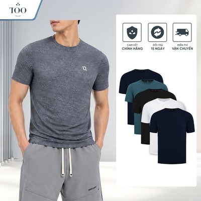 Áo Thun Hè Nam Cổ Tròn TQQ PCT2310C1-2 Ngắn Tay Thoáng Mát Mềm Mịn