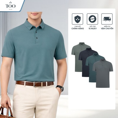 Áo Polo nam thun lạnh TQQ công nghệ Seamless không nhăn PK03C co giãn 4 chiều sang trọng