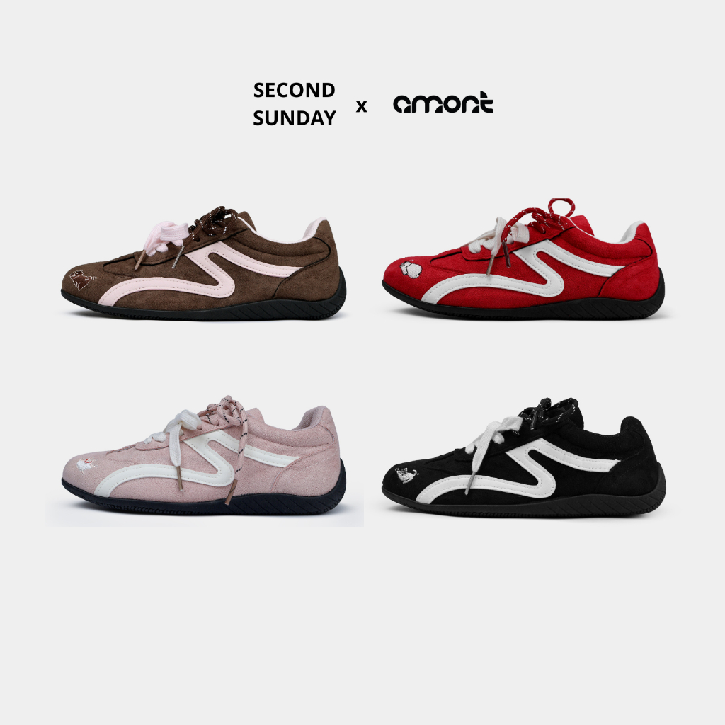 Giày Sneaker Thời Trang Nữ Second Sunday Wiggle Line AG11