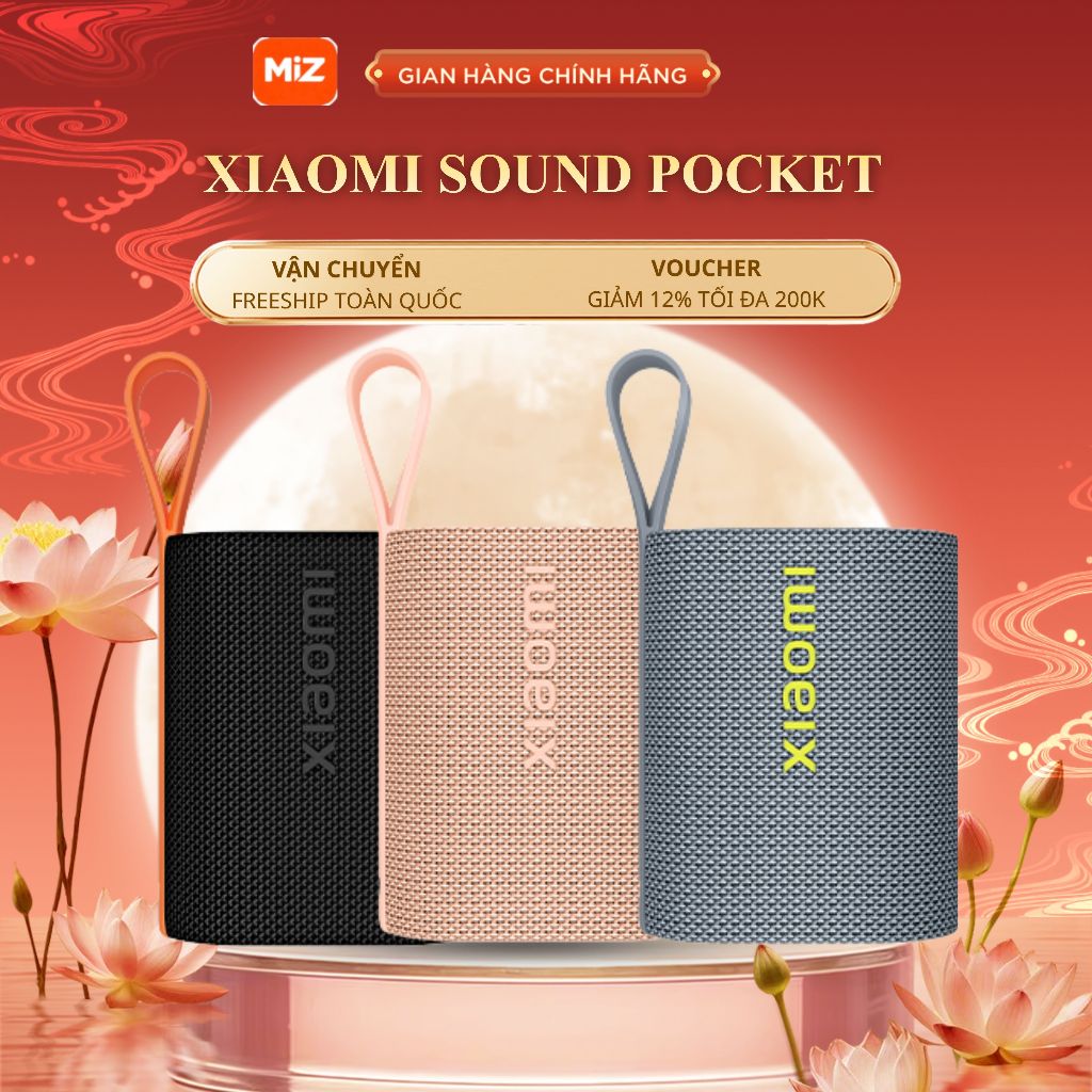 Loa Bluetooth Mini Bỏ Túi Xiaomi Sound Pocket - Chống nước - Đàm Thoại - Chính Hãng BH 12 Tháng
