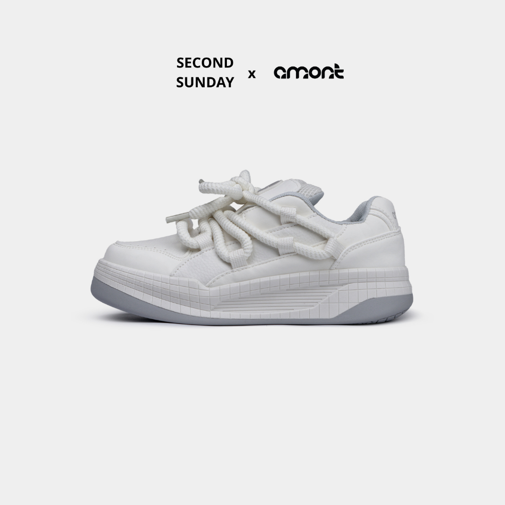 Giày Thể Thao Sneaker Nữ Second Sunday New Symbol Đế Tăng Chiều Cao 4cm AG09