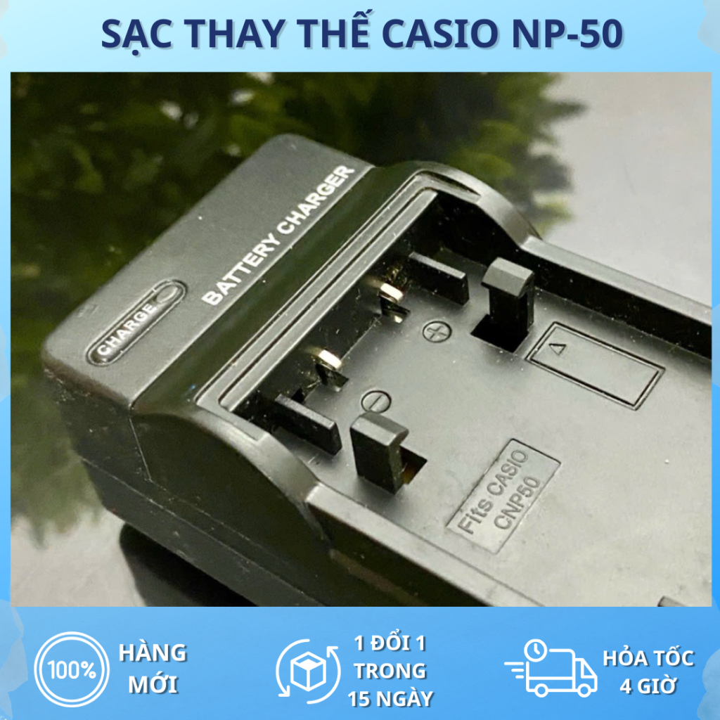 Sạc thay thế Casio NP-50/NP50