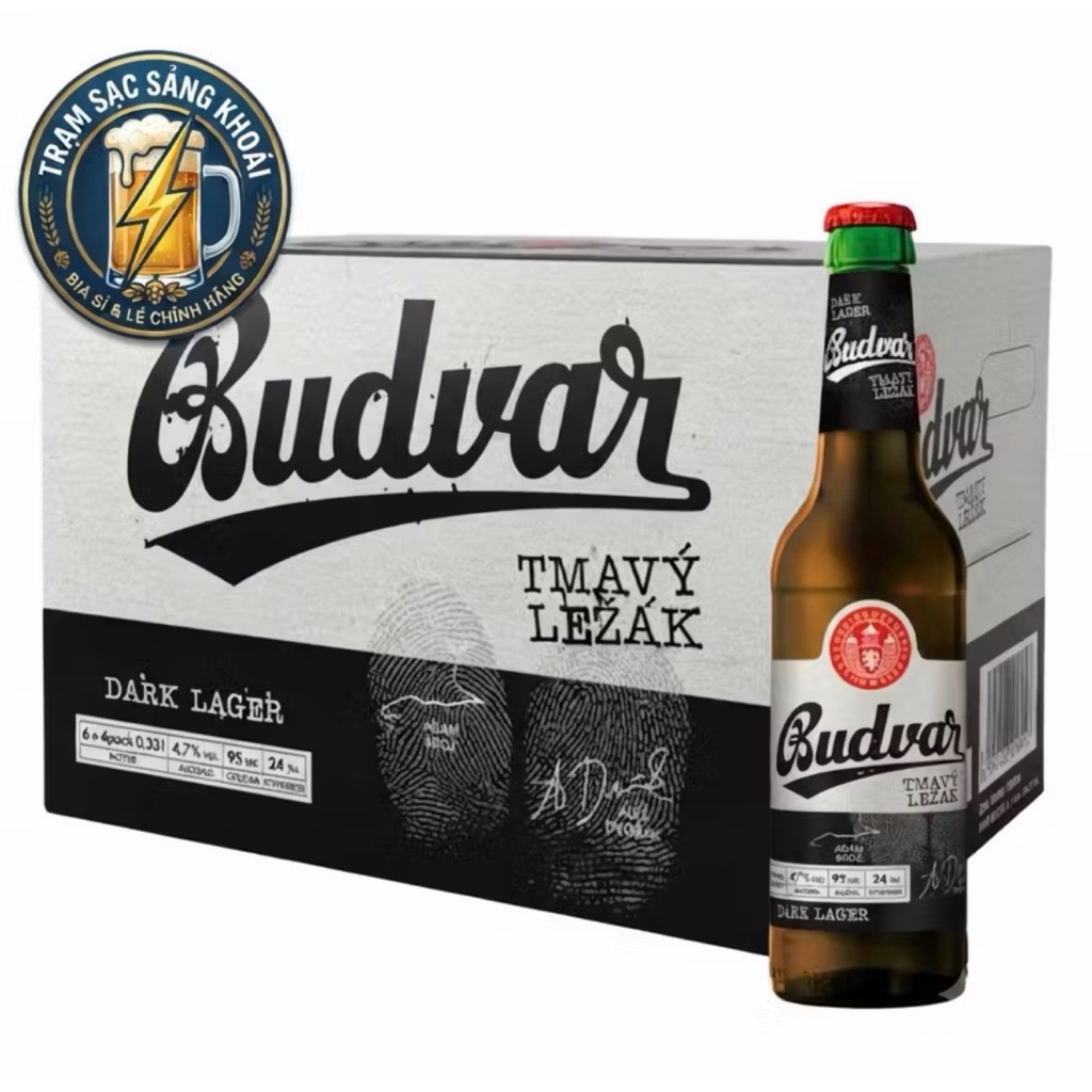 [NHẬP KHẨU TIỆP KHẮC] Bia Budweiser Budvar Original & Dark (Czech Lager) - Thùng Lon/Chai/Bom