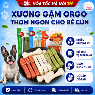 Xương Gặm Orgo Sạch Răng, Thơm Miệng, Bổ Sung Canxi Cho Chó - Huna