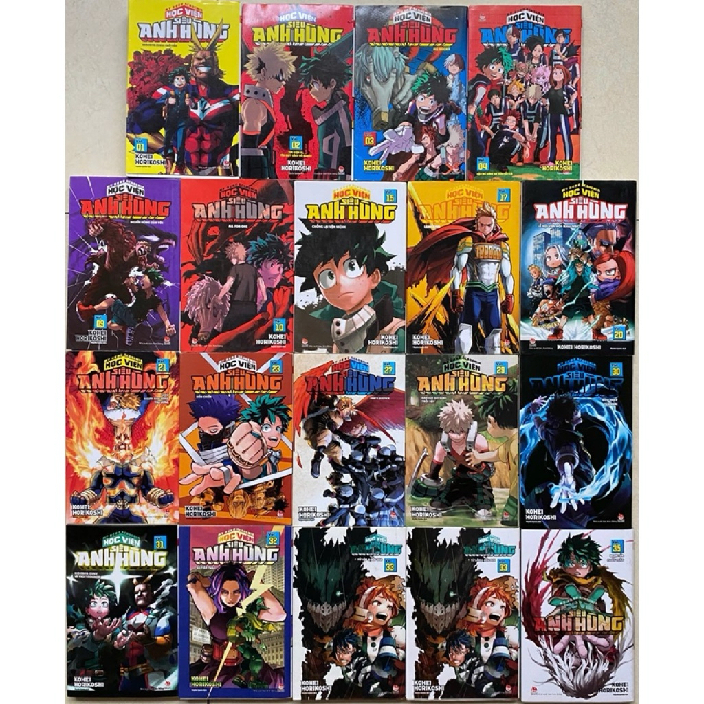 Truyện Tranh | Học viện siêu anh hùng MHA - TRỌN BỘ FULL 42 TẬP - NXB KIM ĐỒNG - Tặng kèm poster
