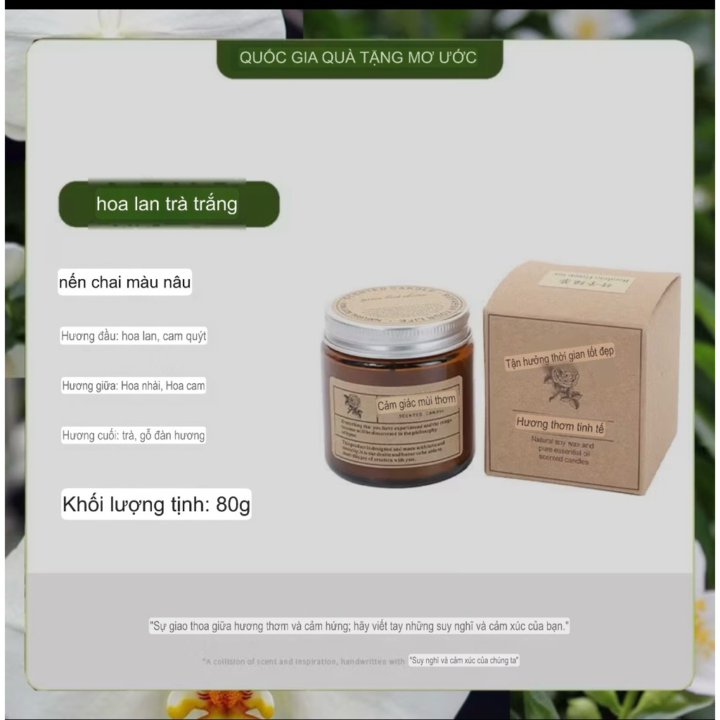 nến thơm aroma sensation