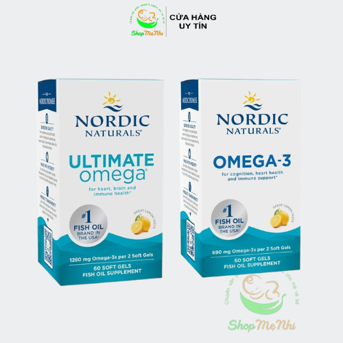 Nordic naturals ultimate omega 3 hàng Mỹ plus Solgar Concentrate Fish.