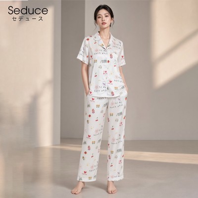 Bộ mặc nhà Seduce P26059 Lụa Latin