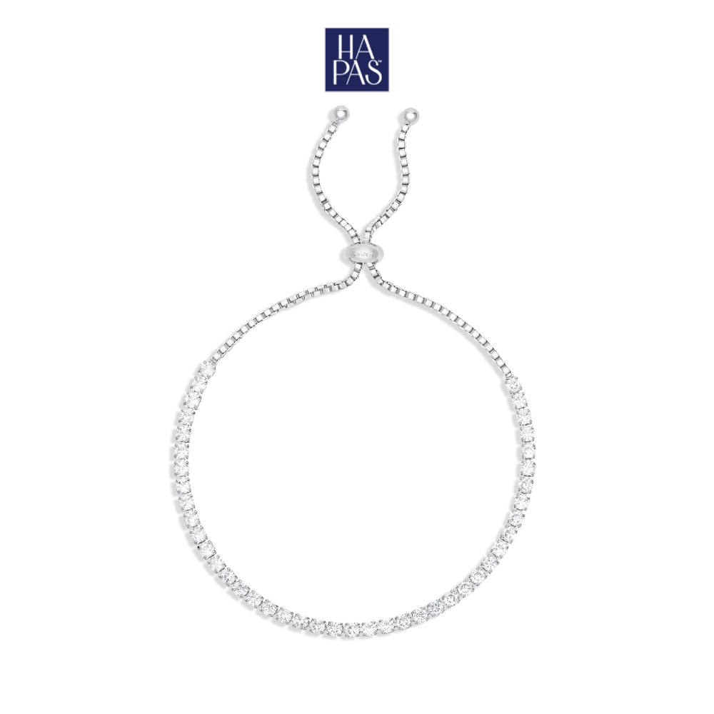 [BST FIRST CHAPTER] Lắc Tay Musee Tennis HAPAS JEWELRY Trang Sức Mạ Bạch Kim Đính Đá CZ Cao Cấp - Quà Tặng Người Thương