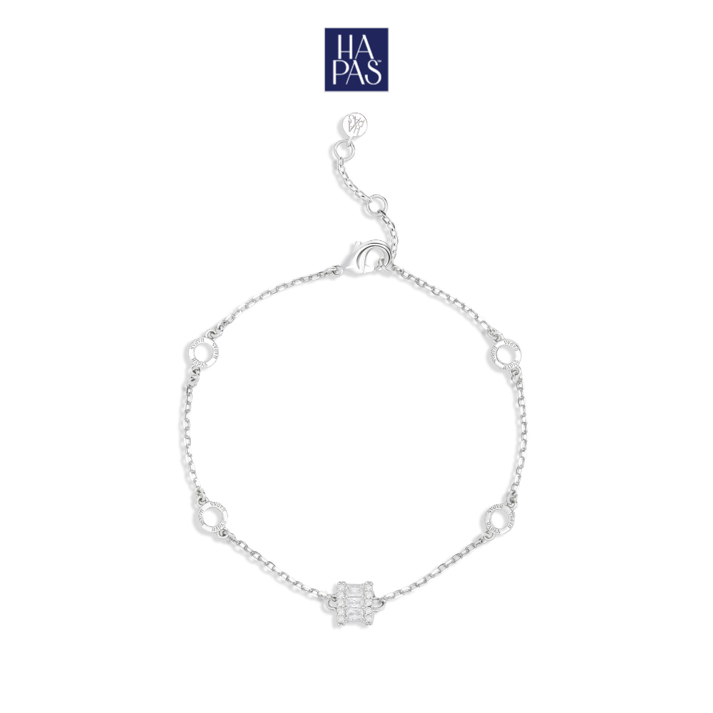 [BST FIRST CHAPTER] Lắc Tay Elara HAPAS JEWELRY Trang Sức Mạ Bạch Kim Đính Đá CZ Cao Cấp - Quà Tặng Người Thương