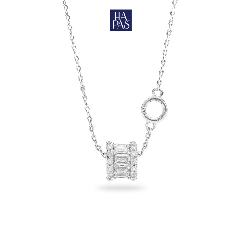 [BST FIRST CHAPTER] Dây Chuyền Cosmos HAPAS JEWELRY Trang Sức Mạ Bạch Kim Đính Đá CZ Cao Cấp - Quà Tặng Người Thương
