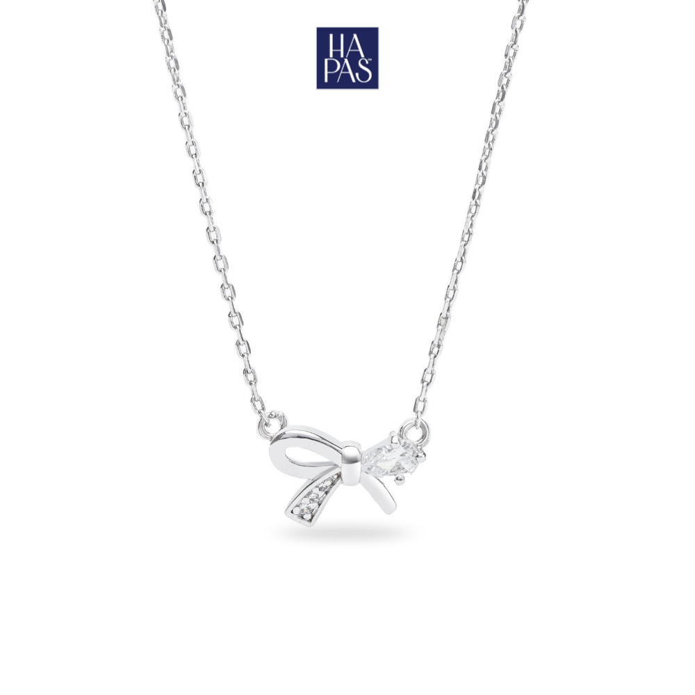 [BST FIRST CHAPTER] Dây Chuyền Vela HAPAS JEWELRY Trang Sức Mạ Bạch Kim Đính Đá CZ Cao Cấp - Quà Tặng Người Thương