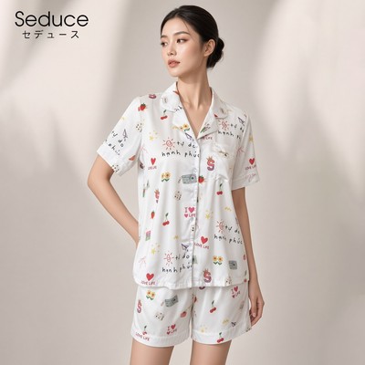 Bộ mặc nhà Seduce P26058 Lụa Latin