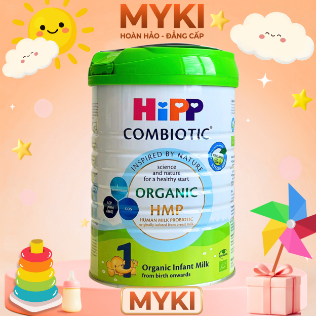 Sữa HiPP Organic Combiotic H1 800g, Combo Sữa Hipp Bò cho bé 2-3-4 hộp Sữa HiPP S1
