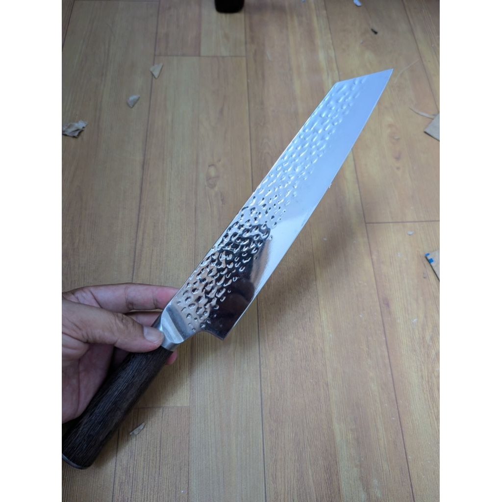 Dao thái thịt cây, thịt tảng, lưỡi dài, thép trắng, hàng Nhật bãi likenew 99%