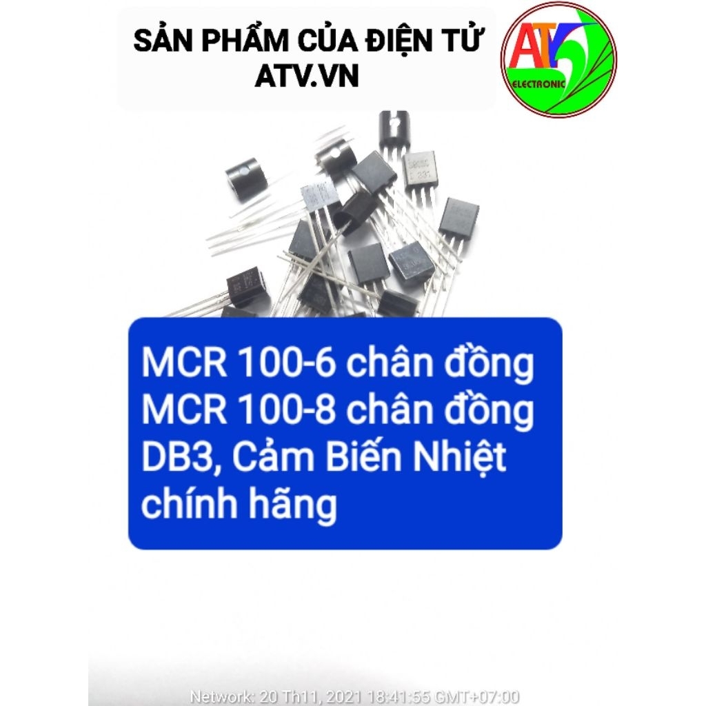 10 cái SCR Thysistor MCR 100-6 / MCR 100-8 có hàng xịn chính hãng SEMI